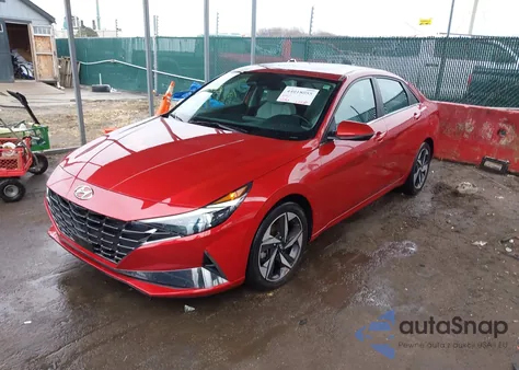 2021 Hyundai Elantra Limited из США, поврежденный, VIN KMHLP4AGXMU098136